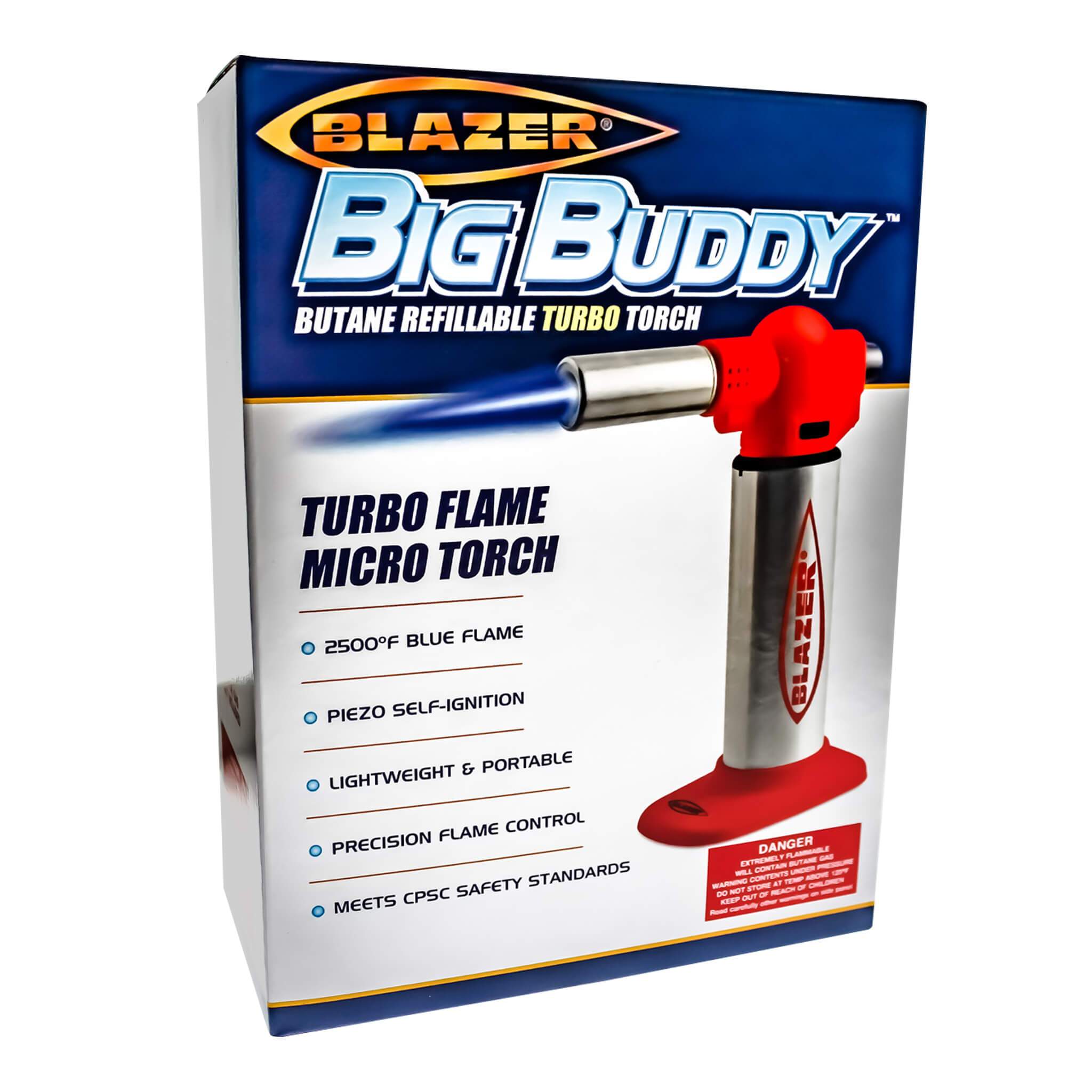 Blazer Big Buddy Torch | Red Boxed View | the dabbing specialists