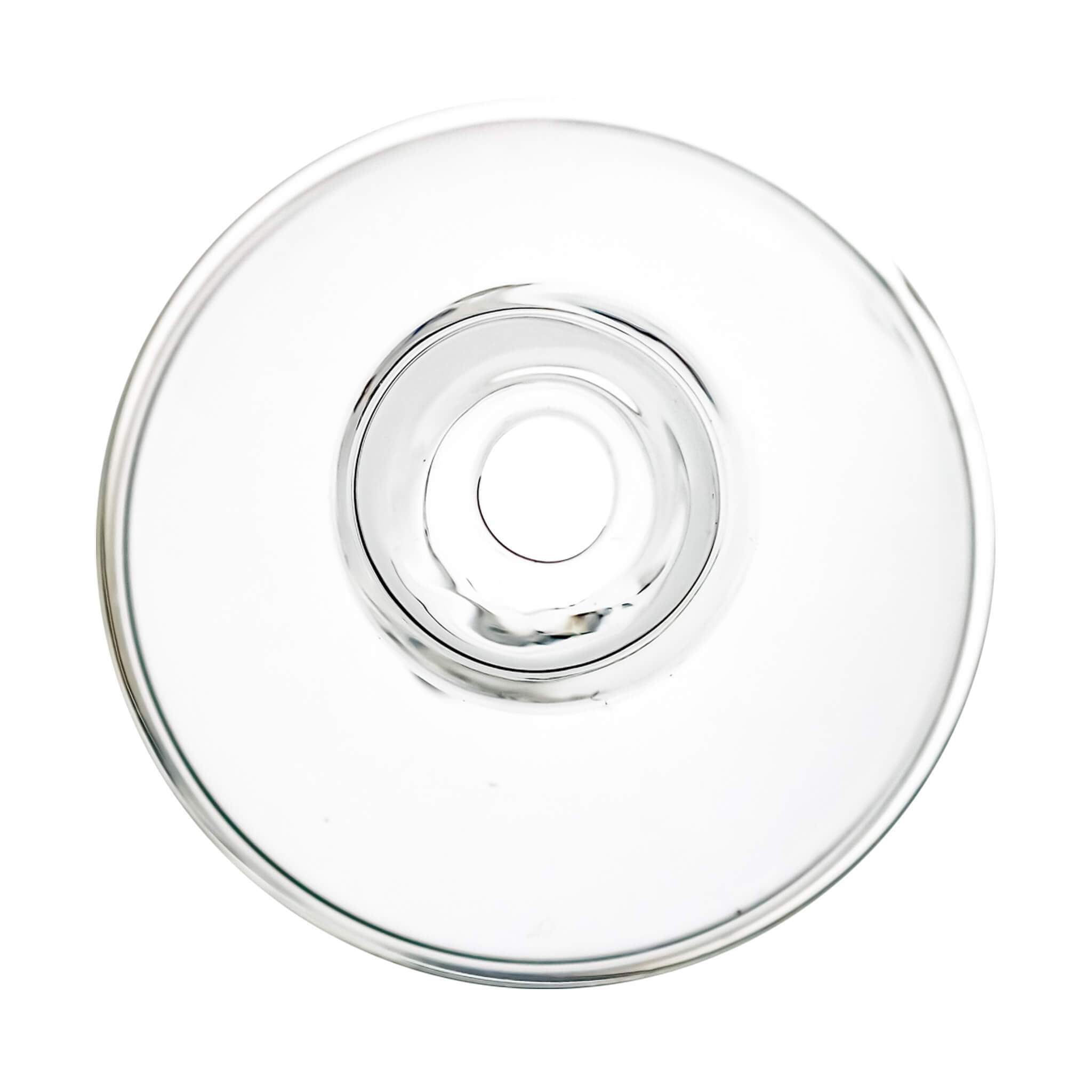 Clear E-Banger Spinner Carb Cap | Top Down View | the dabbing specialists