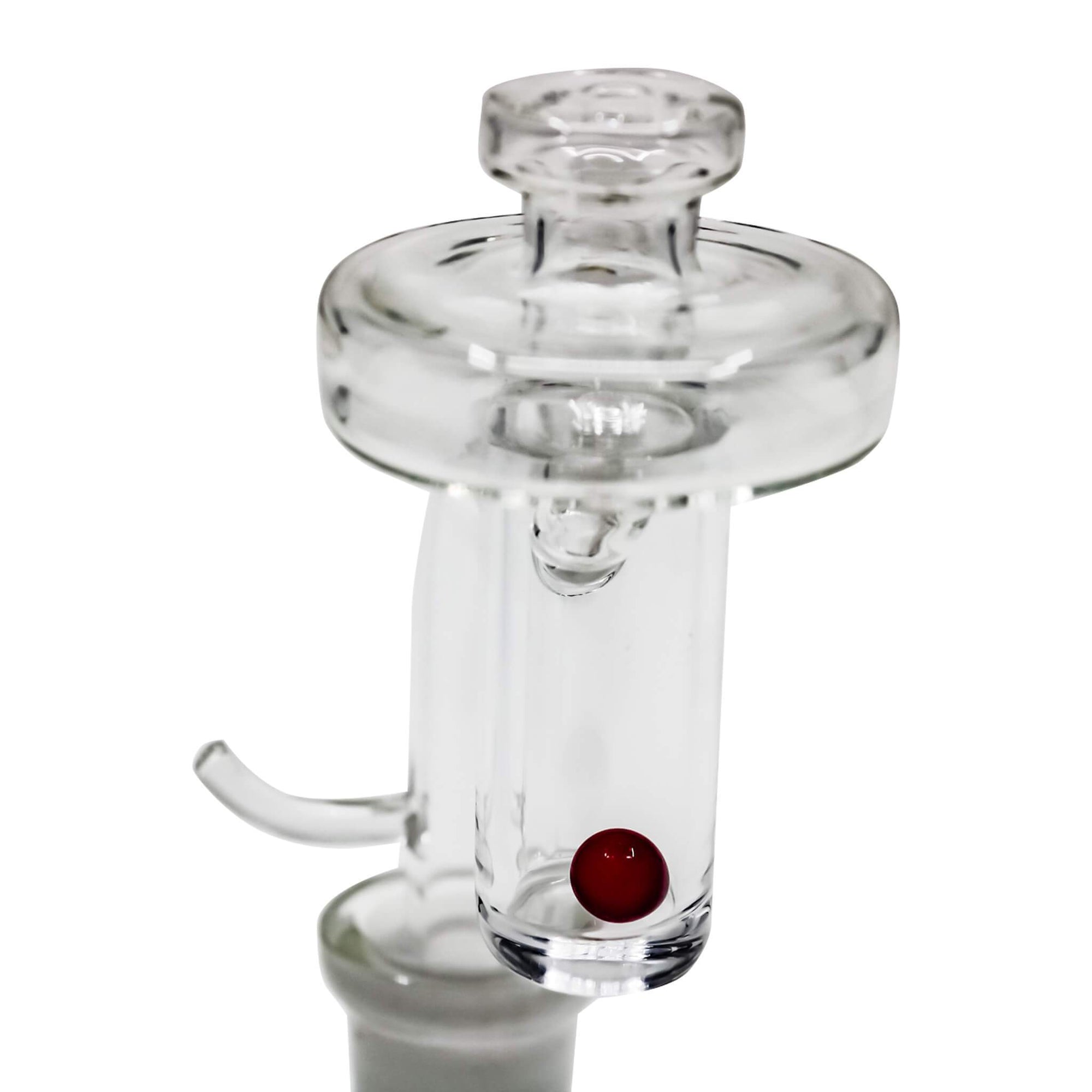 Clear E-Banger Spinner Carb Cap | Profile View | the dabbing specialists