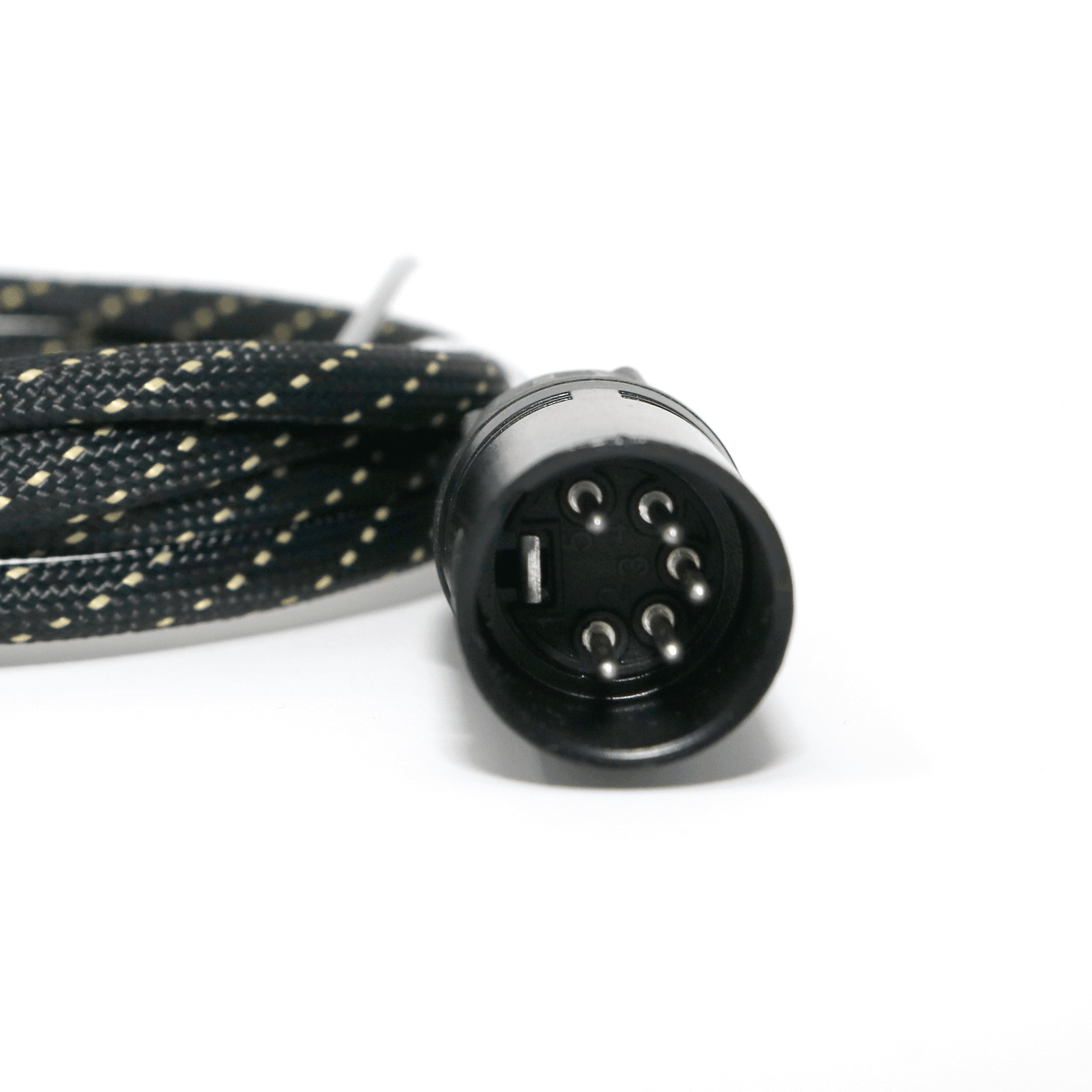 Coil Heater - Flat | XLR Connection Close Up View | the dabbing specialists