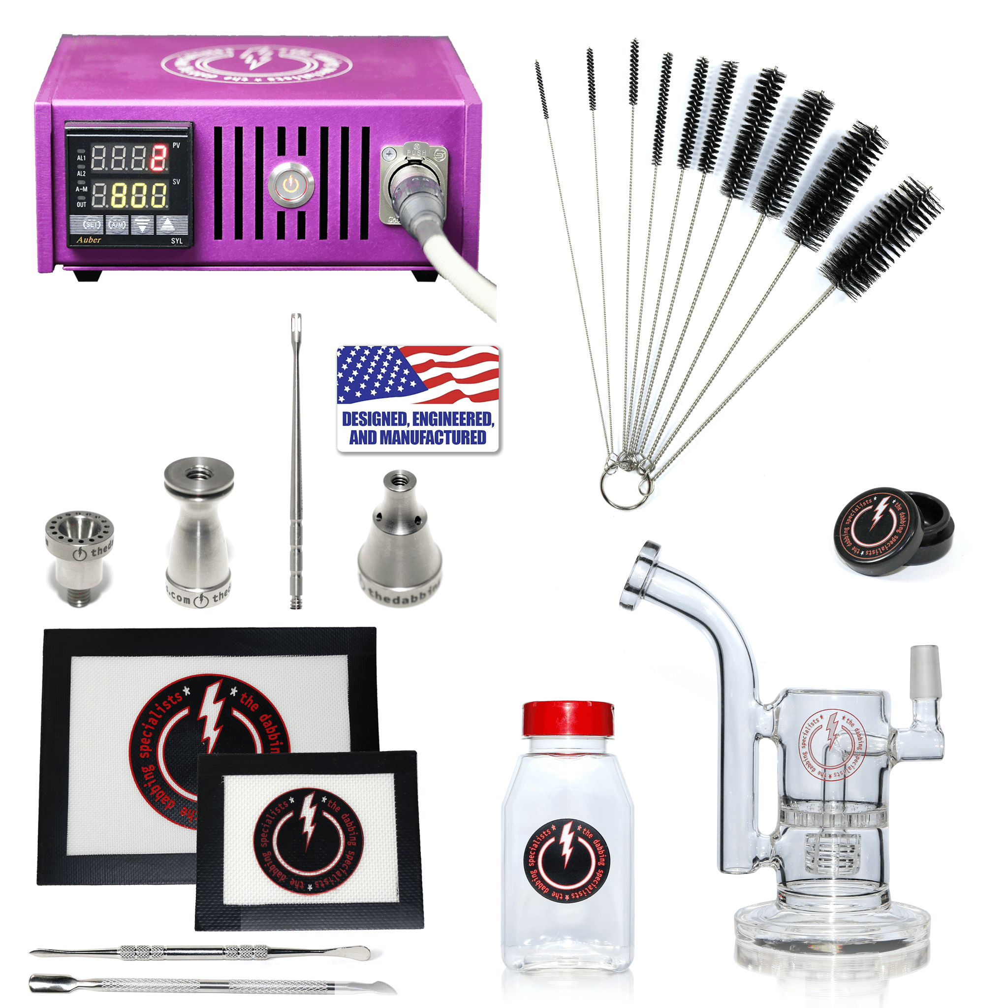 Complete The Dabbing Specialists Dabbing Enail Kit - Intermediate | Purple Kit | TDS