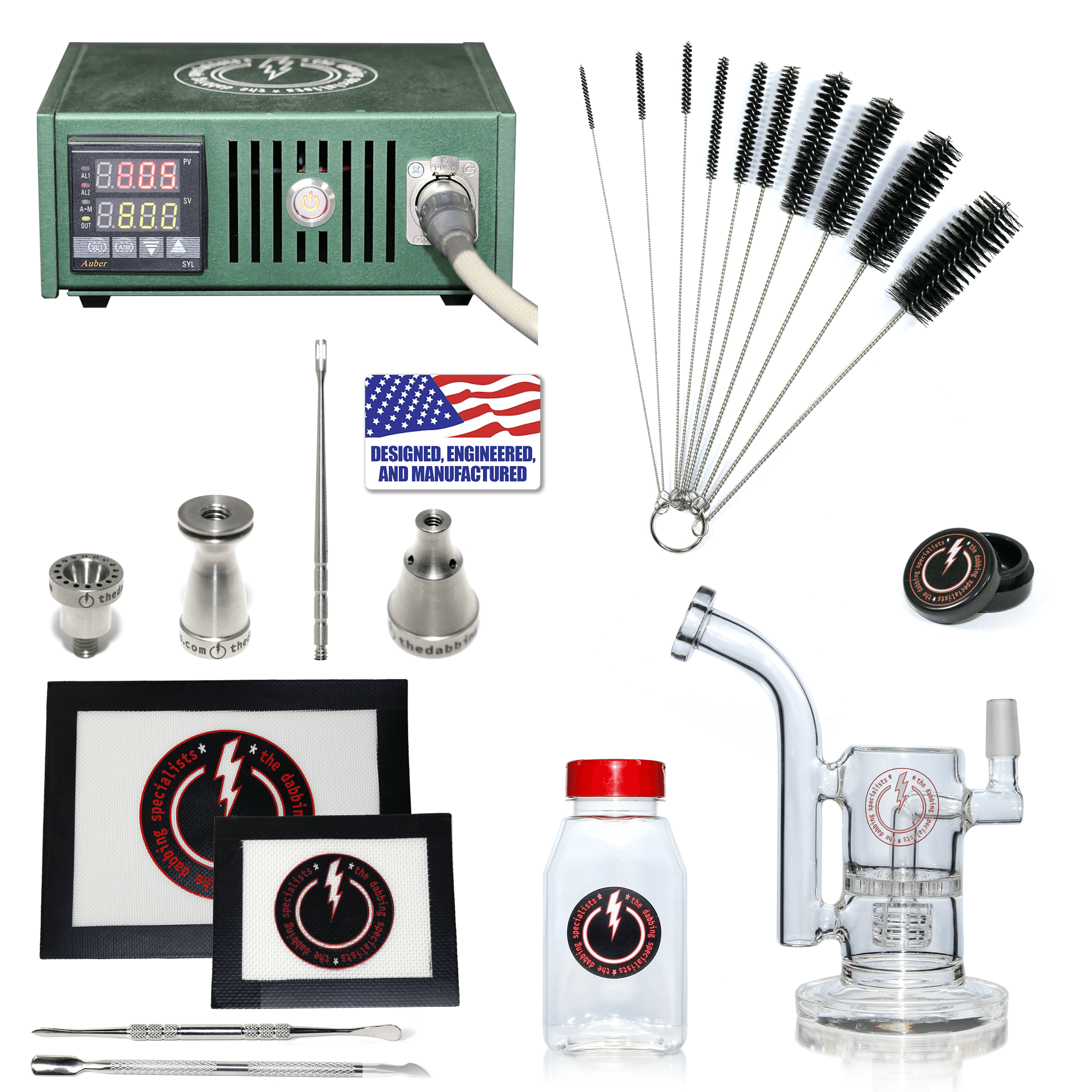 Complete The Dabbing Specialists Dabbing Enail Kit - Intermediate | Green Kit | TDS