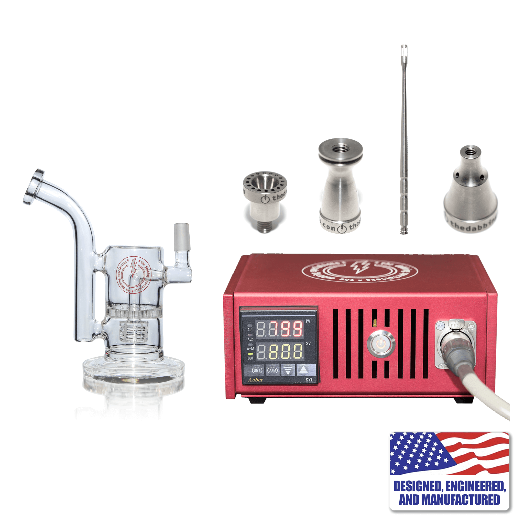 Custom The Dabbing Specialists Enail Dabbing Kit #1 | Red Kit View | the dabbing specialists