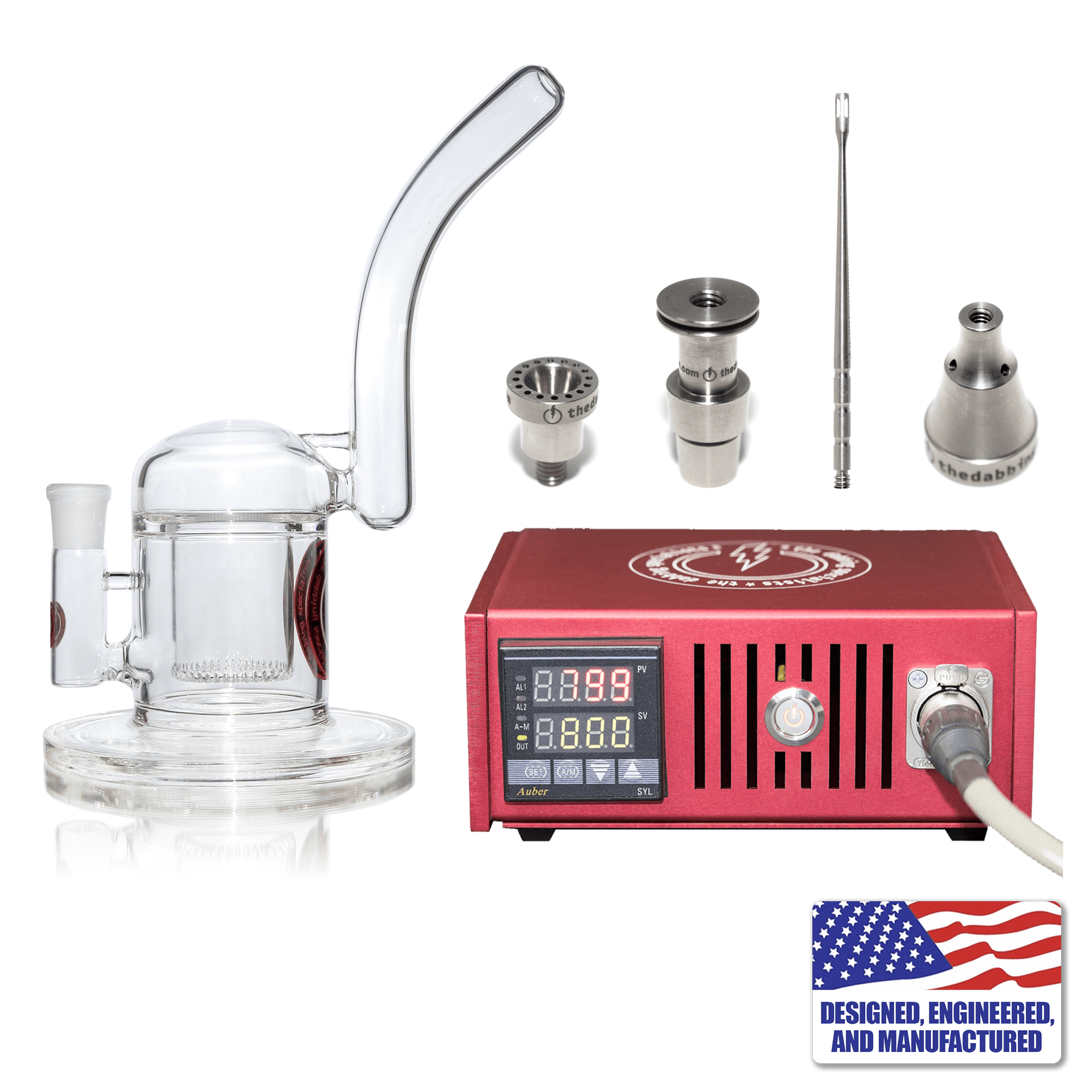 Custom The Dabbing Specialists Enail Dabbing Kit #2 | Red Kit View | the dabbing specialists