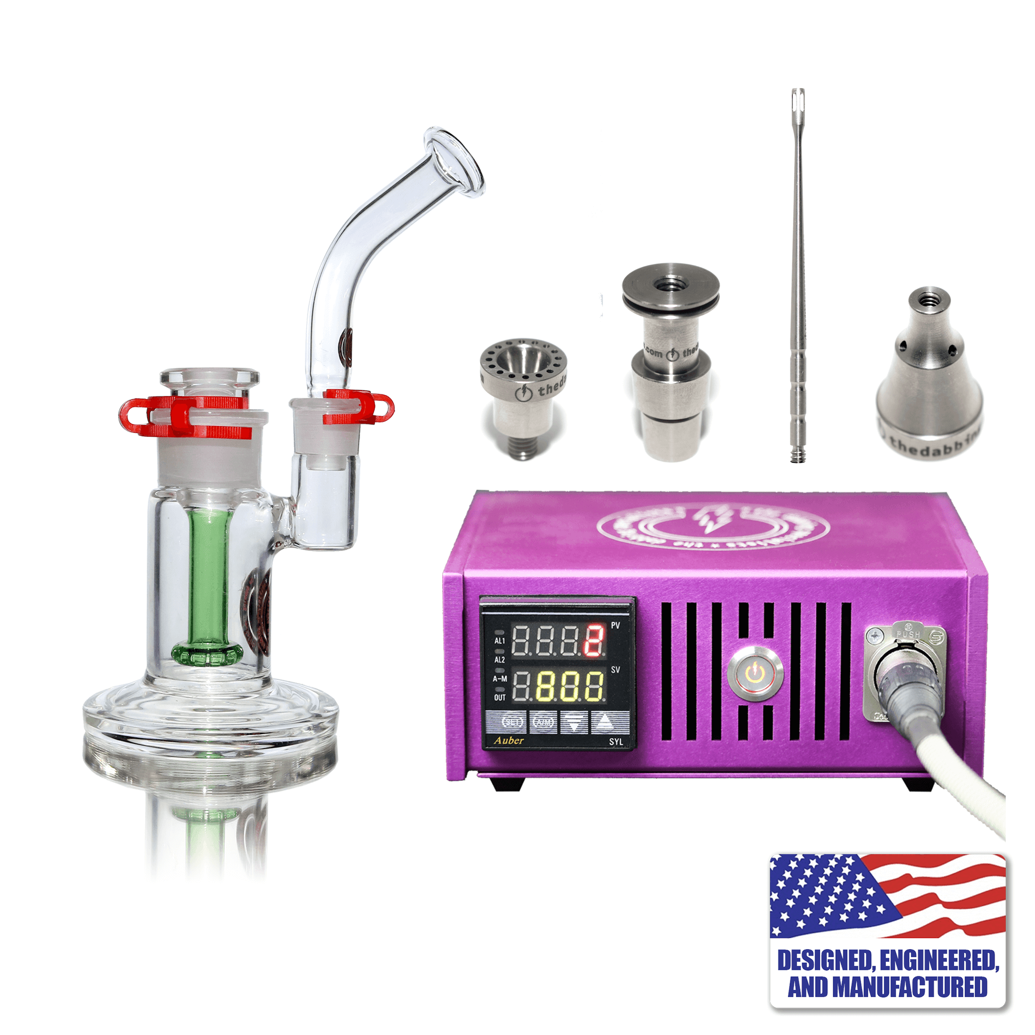 Custom The Dabbing Specialists Enail Dabbing Kit #4 | Purple Kit View | the dabbing specialists