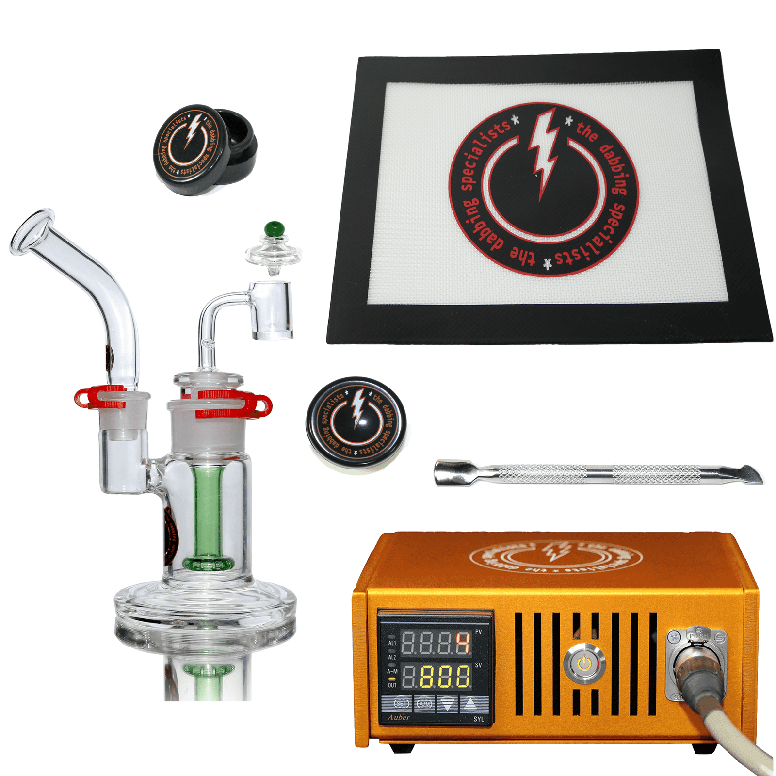 Custom The Dabbing Specialists Enail Dabbing Kit #5 | Black Kit View | the dabbing specialists