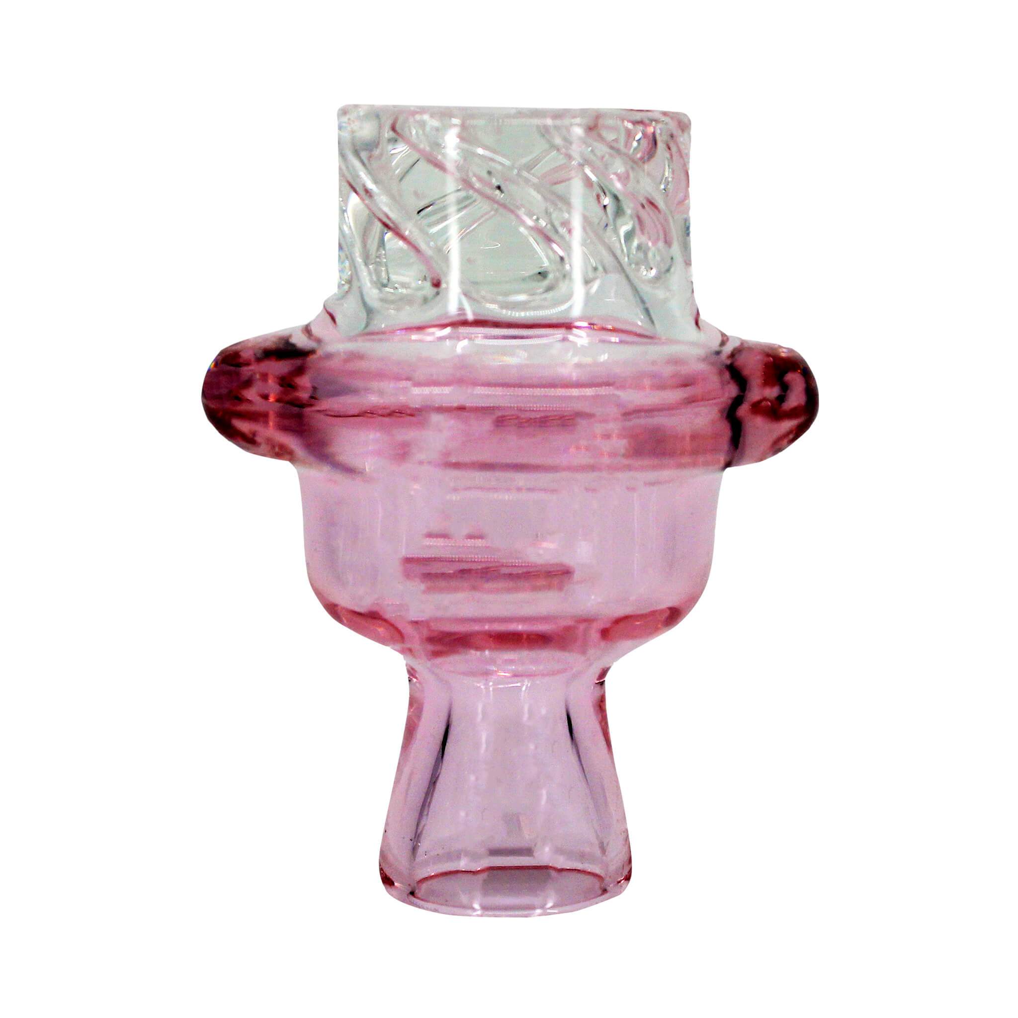 Cyclone Spinner Carb Cap | Pink Upside Down View | the dabbing specialists