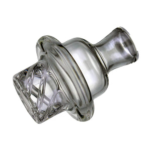 Cyclone Spinner Carb Cap | Clear Angled View | the dabbing specialists