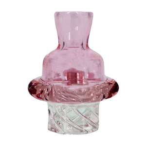 Cyclone Spinner Carb Cap | Pink Profile View | the dabbing specialists