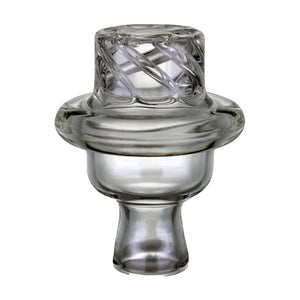 Cyclone Spinner Carb Cap | Clear Upside Down View | the dabbing specialists
