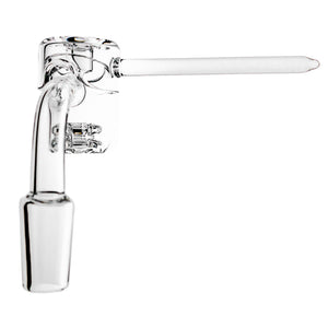 Diamond Knot Quartz Banger Kit | Angled Full Kit View | the dabbing specialists