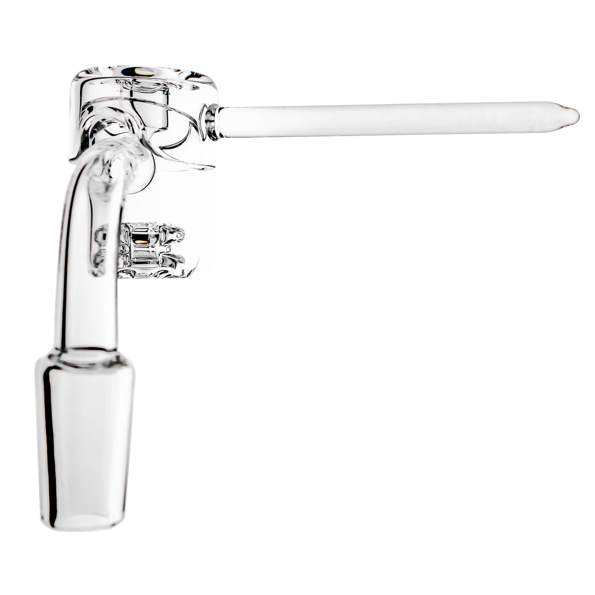 Diamond Knot Quartz Banger Kit | Angled Full Kit View | the dabbing specialists