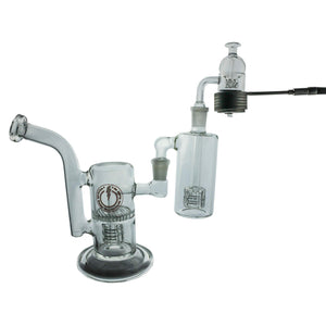 Double Your Bubbles Percolating Ash Catcher | In Use View | the dabbing specialists