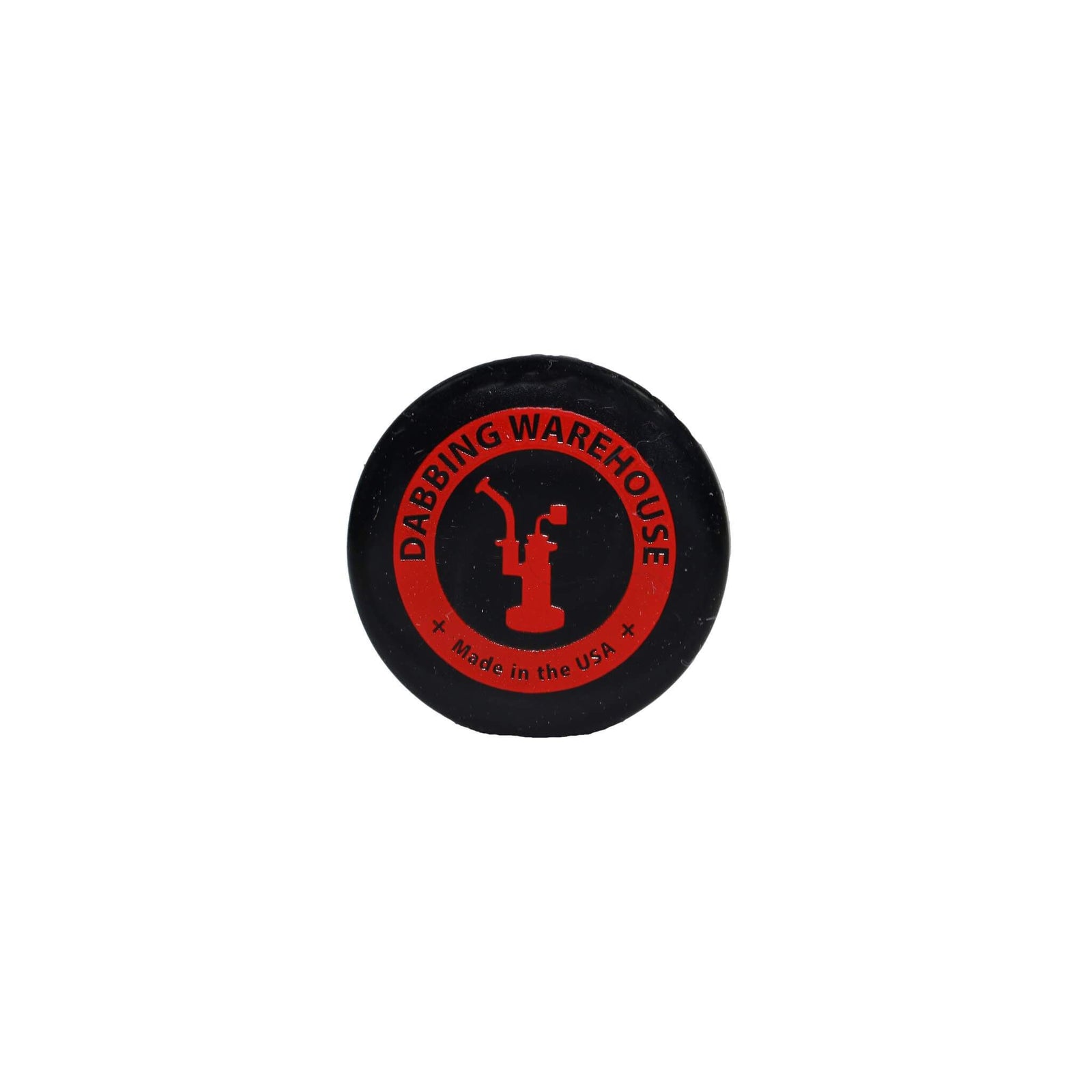 Dab Container | Concentrate Holder | Red & Black Top Down View | the dabbing specialists