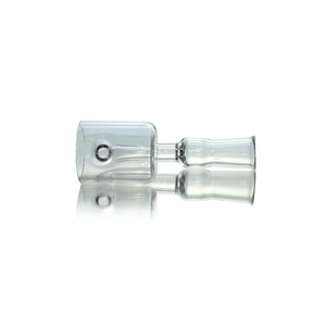 Flat Top Quartz Banger 10mm Female With Cup Insert and Saucer Cap | Side Banger View | TDS