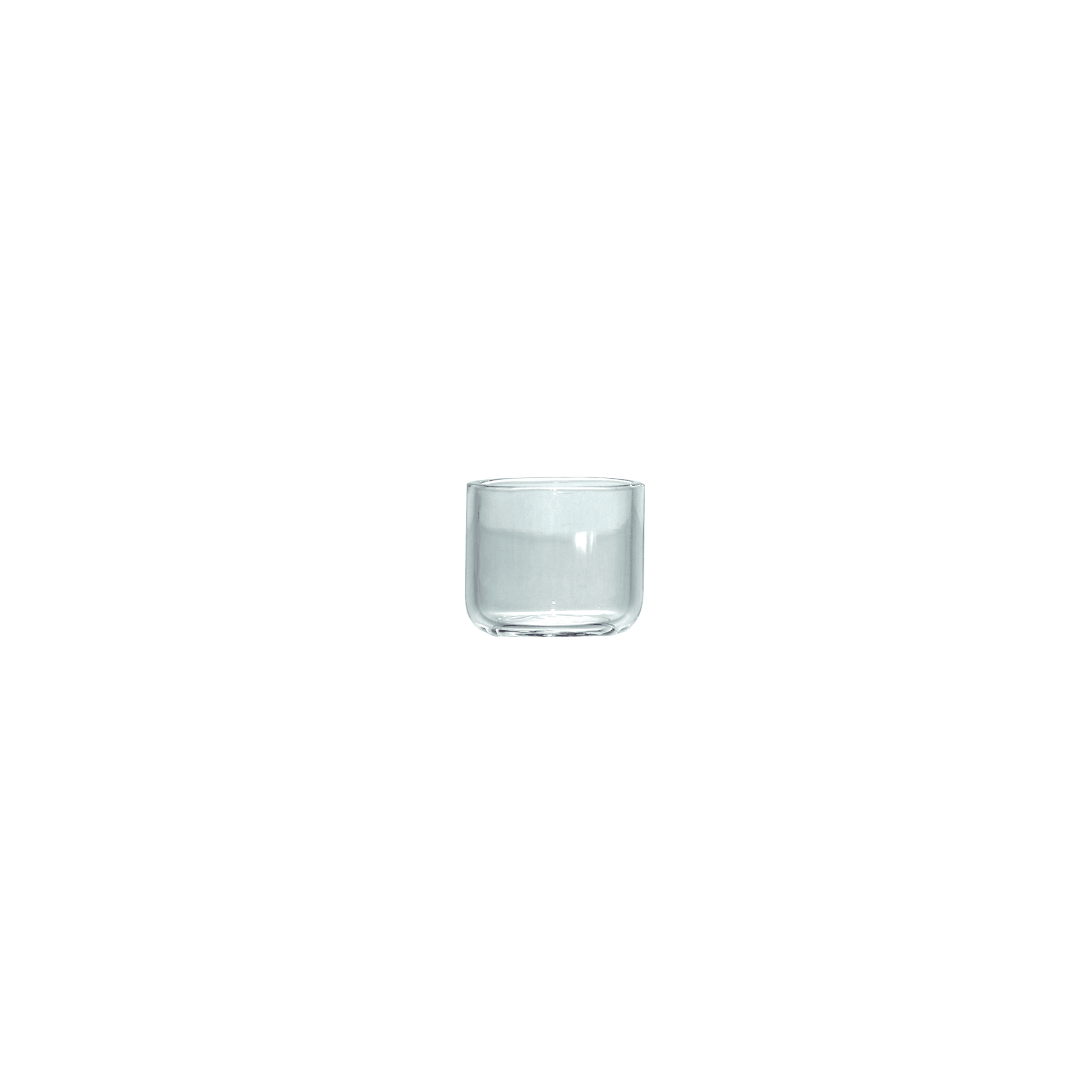 Flat Top Quartz Banger 14mm Female With Cup Insert and Saucer Cap | Insert Cup View | TDS
