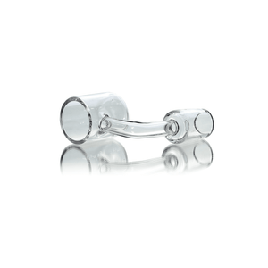 Flat Top Quartz Banger 18mm Male With Cup Insert and Saucer Cap | Prone Banger View | TDS