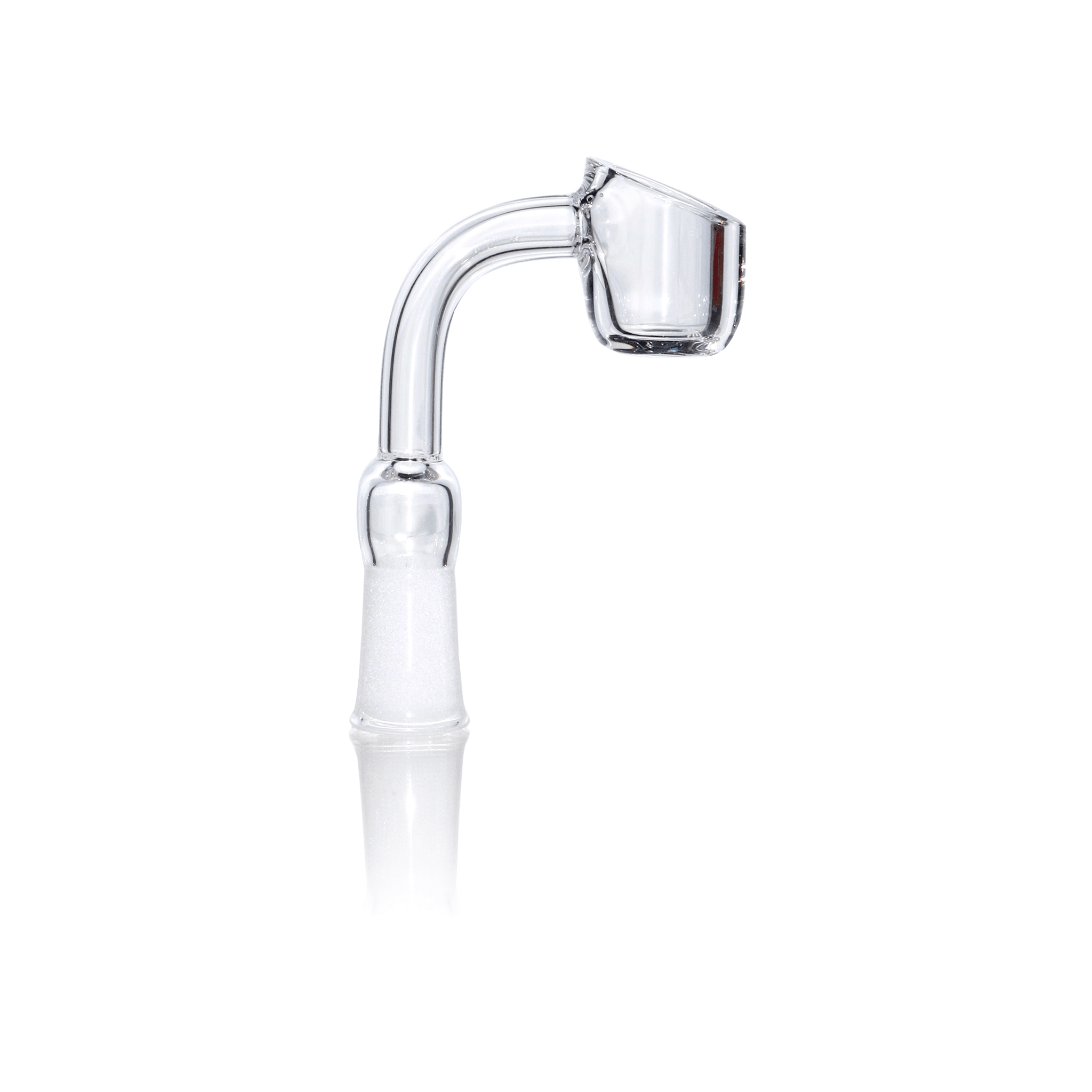Mini Hockey Puck Dab Rig with Quartz Banger | Quartz Banger Profile View | TDS