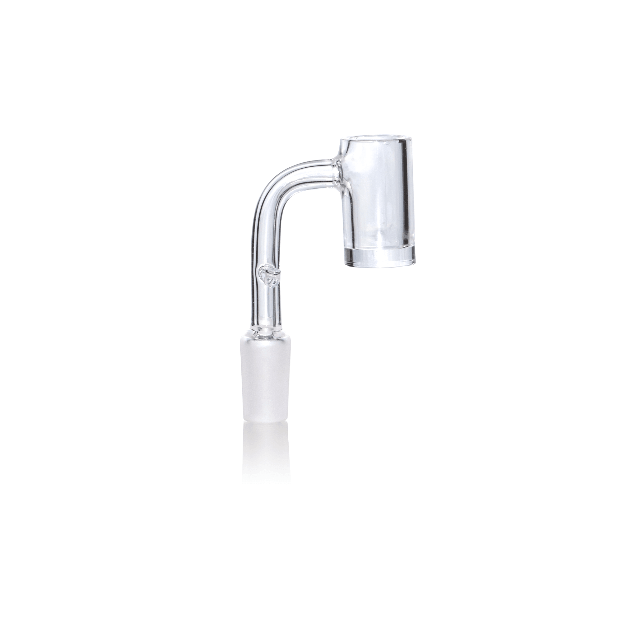 Dab Rig Kit | Portable Showerhead Bubbler & 20mm Titanium Nail | E-Banger Profile View | TDS
