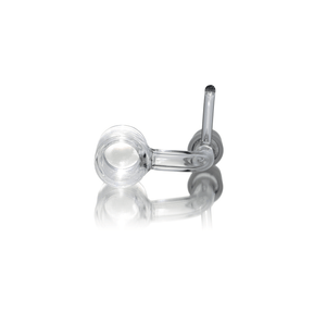 Dab Rig Kit | Portable Showerhead Bubbler & 20mm Titanium Nail | E-Banger Prone View | TDS