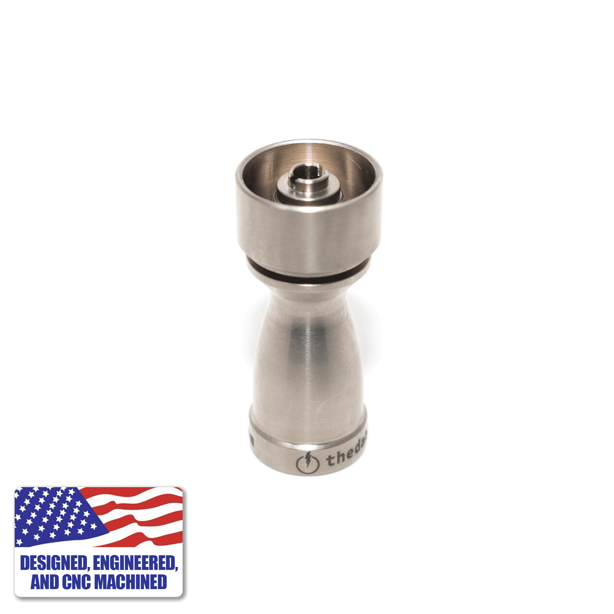 Hybrid Titanium Nail Dab Kit - 14mm/18mm Female | Assemble Profile View |  the dabbing specialists