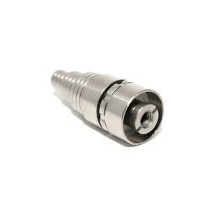Hybrid Universal Titanium Dish Nail Dab Kit | Male Prone View | the dabbing specialists