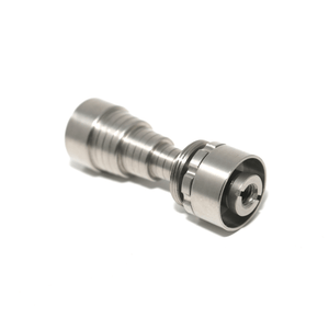 Hybrid Universal Titanium Dish Nail Dab Kit | Female Prone View | the dabbing specialists