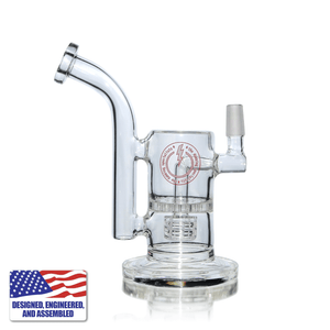 Portable Enail Dual Dabbing Kit | Mini Dual Bubbler Profile View | the dabbing specialists