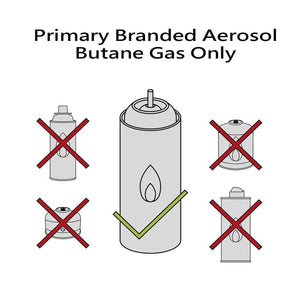 Professional Quality Butane Blow Torch | Butane Warning Notification | the dabbing specialists