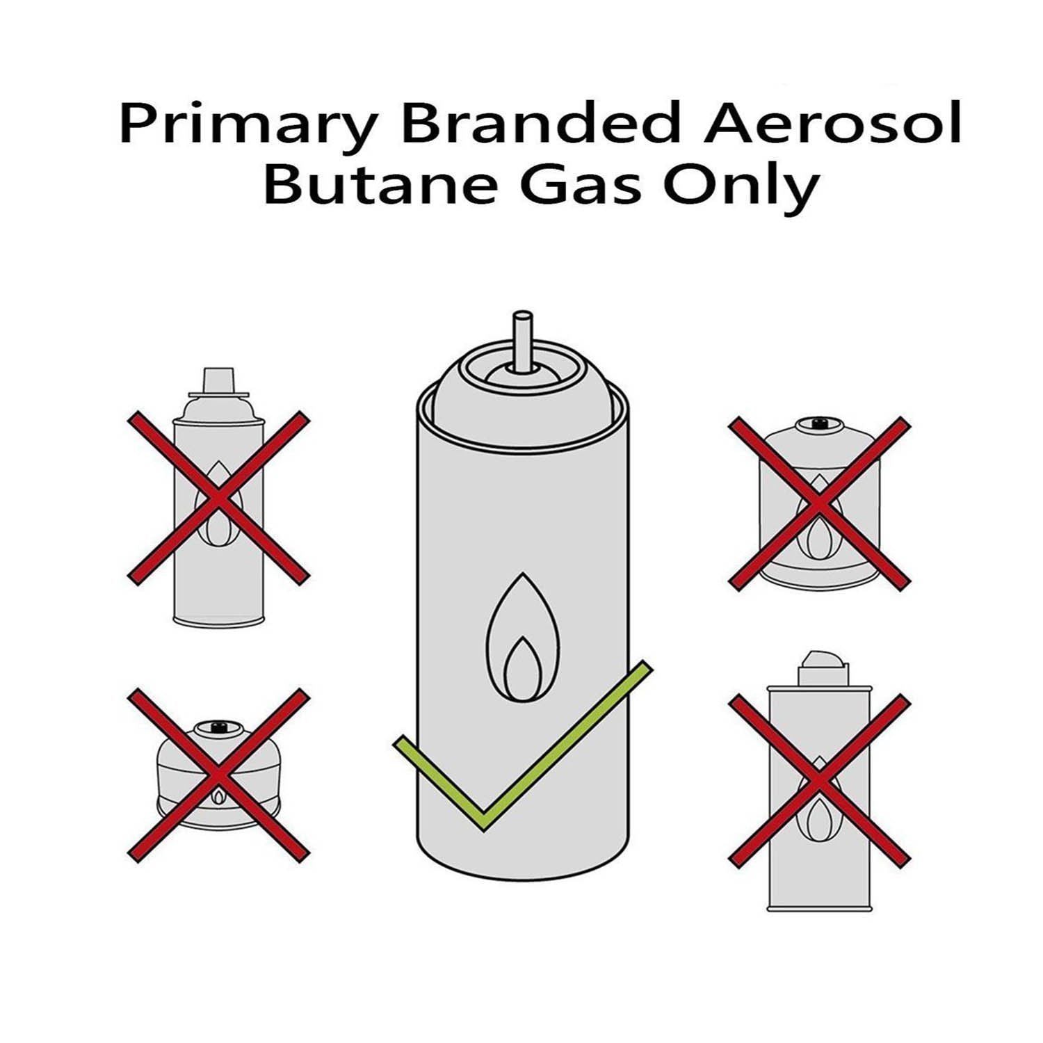 Professional Quality Butane Blow Torch | Butane Warning Notification | the dabbing specialists