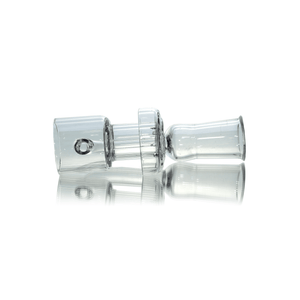 Quartz Banger Terp Slurper | 14mm Female With Spinning Cap | Side View | the dabbing specialists