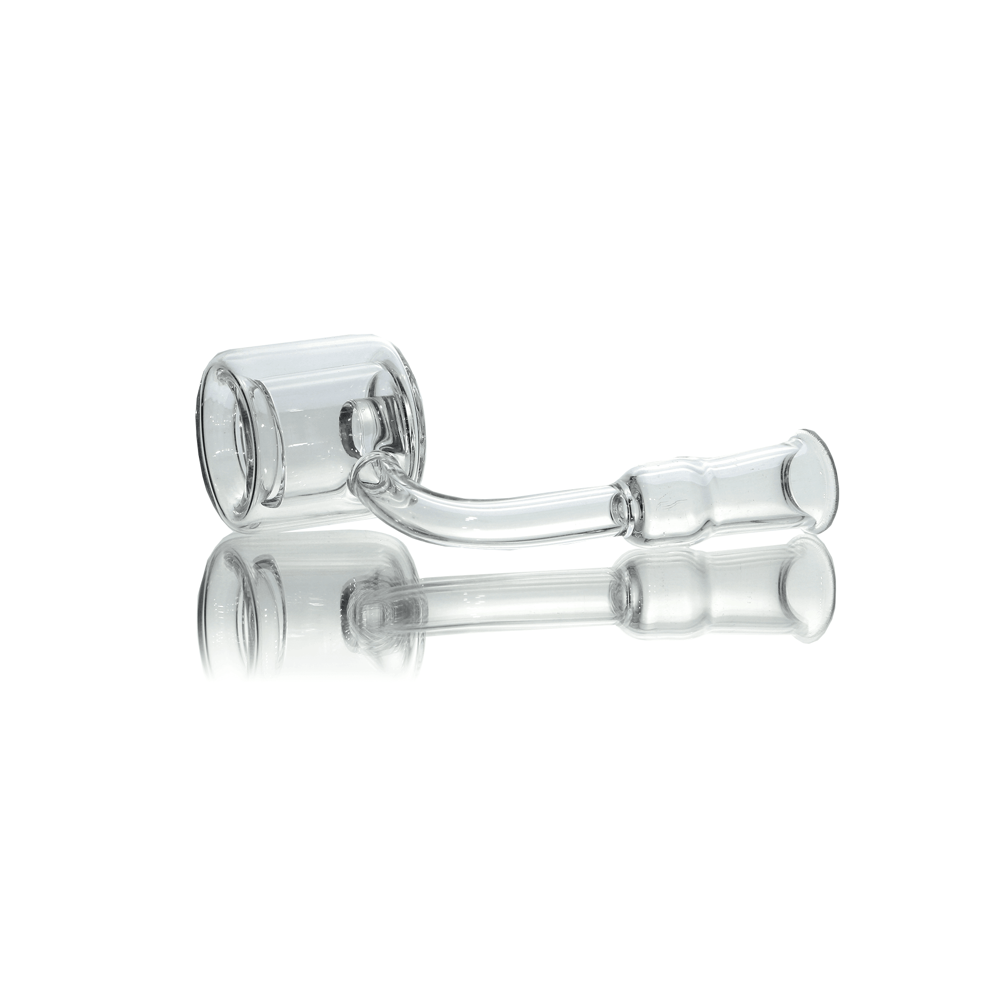 Quartz Banger Thermal Core Reactor 10mm Female With Saucer Cap | Prone Banger View | TDS