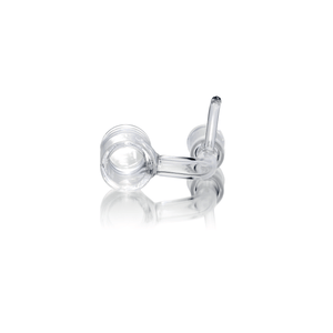 Quartz Enail E-Banger | 10mm Female for 20mm Coil (Enail) | Prone View | the dabbing specialists