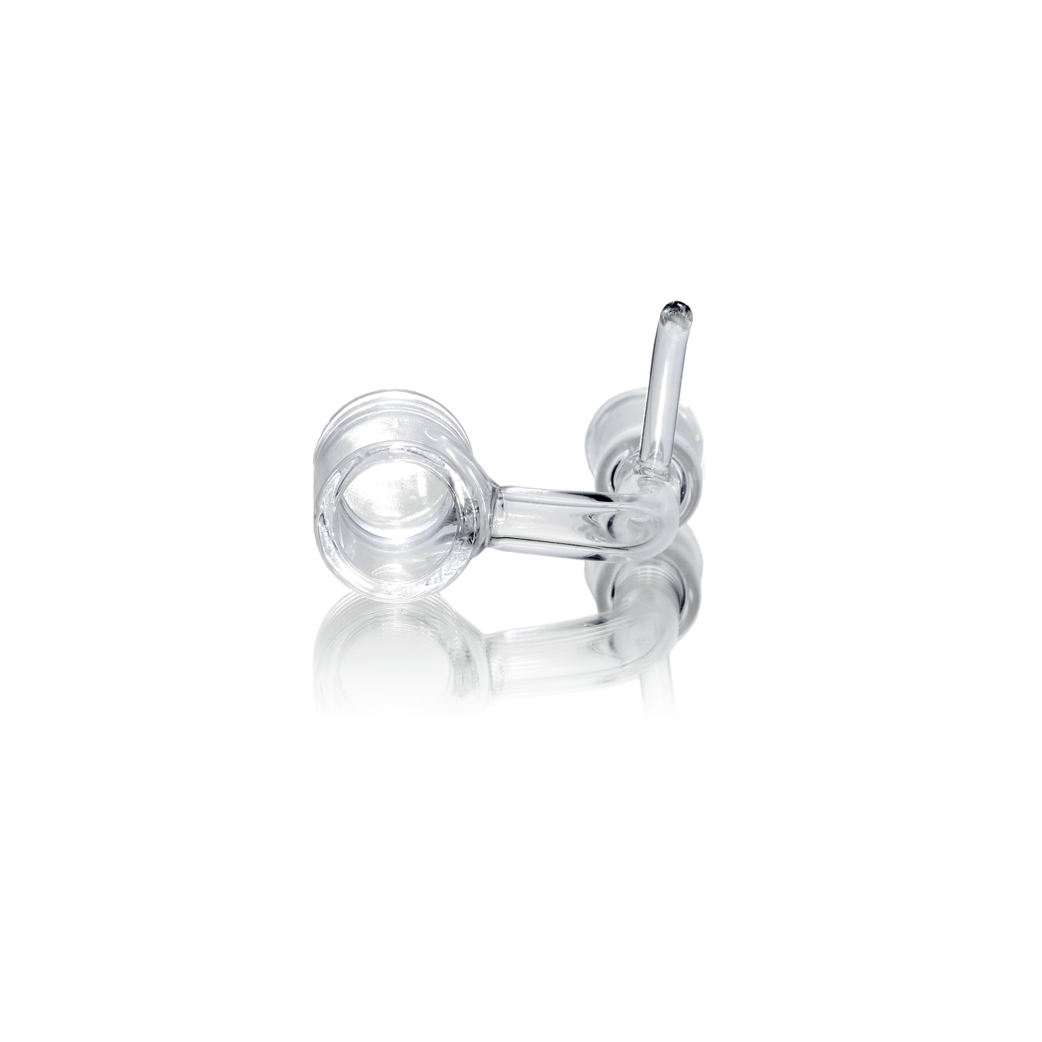Quartz Enail E-Banger | 10mm Female for 20mm Coil (Enail) | Prone View | the dabbing specialists