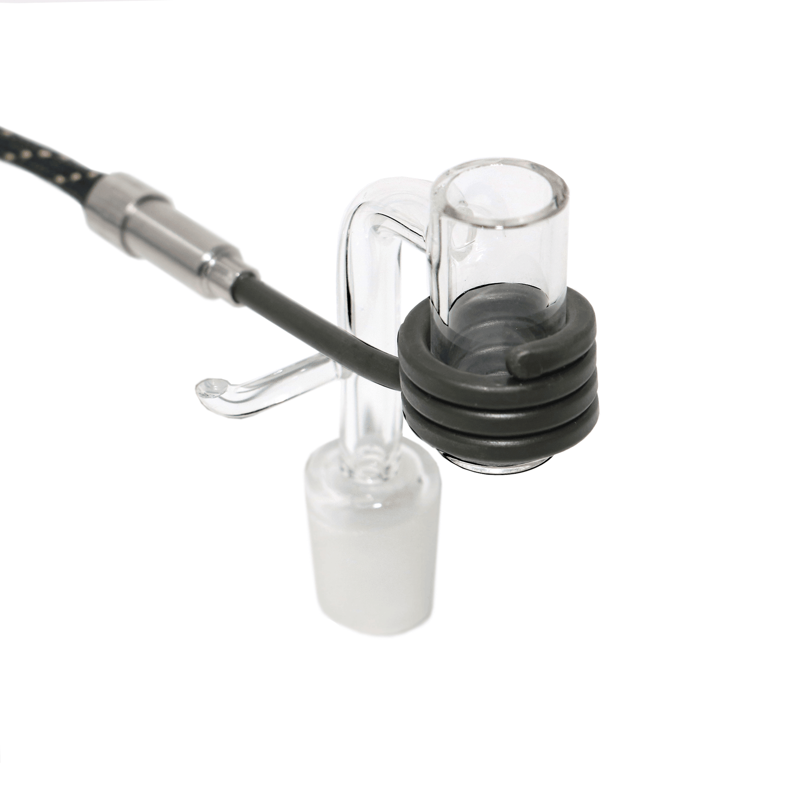 Quartz Enail E-Banger | 18mm Male for 16mm Coil (Enail) | Full View | the dabbing specialists