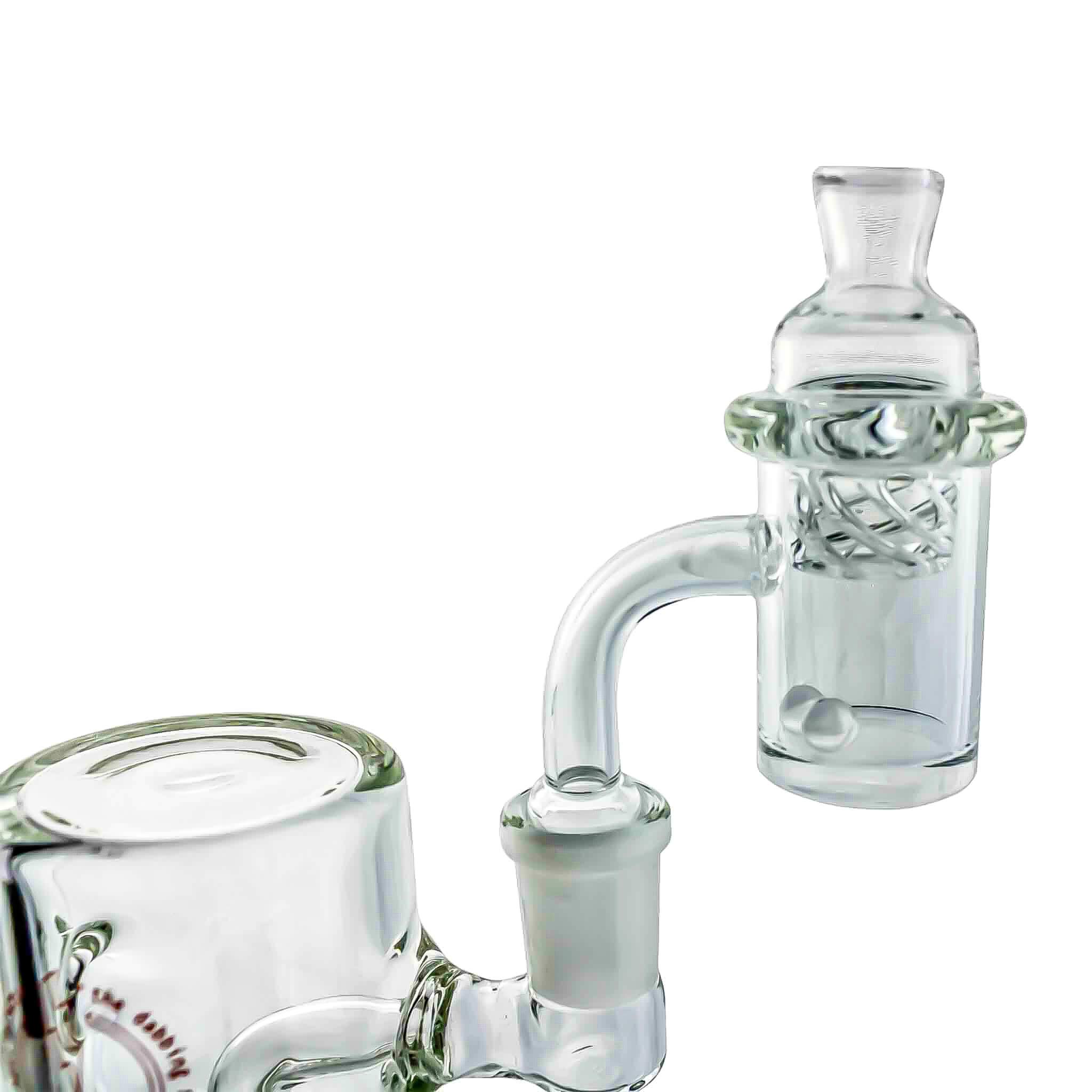 Reborn Precision Bubbler 25mm Complete Dabbing Kit #1 | Close Up Banger Stack View | TDS