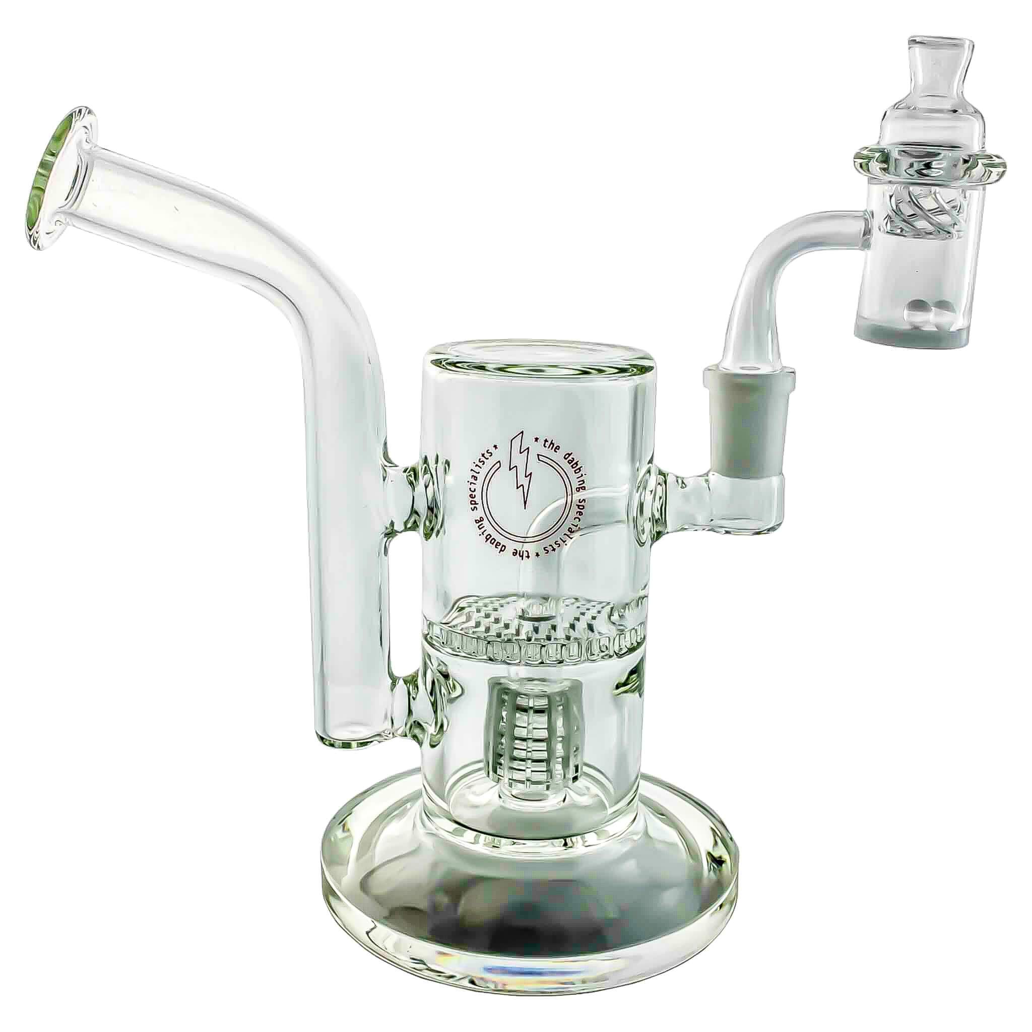 Reborn Precision Bubbler 25mm Complete Dabbing Kit #1 | In Use Alternate View | TDS