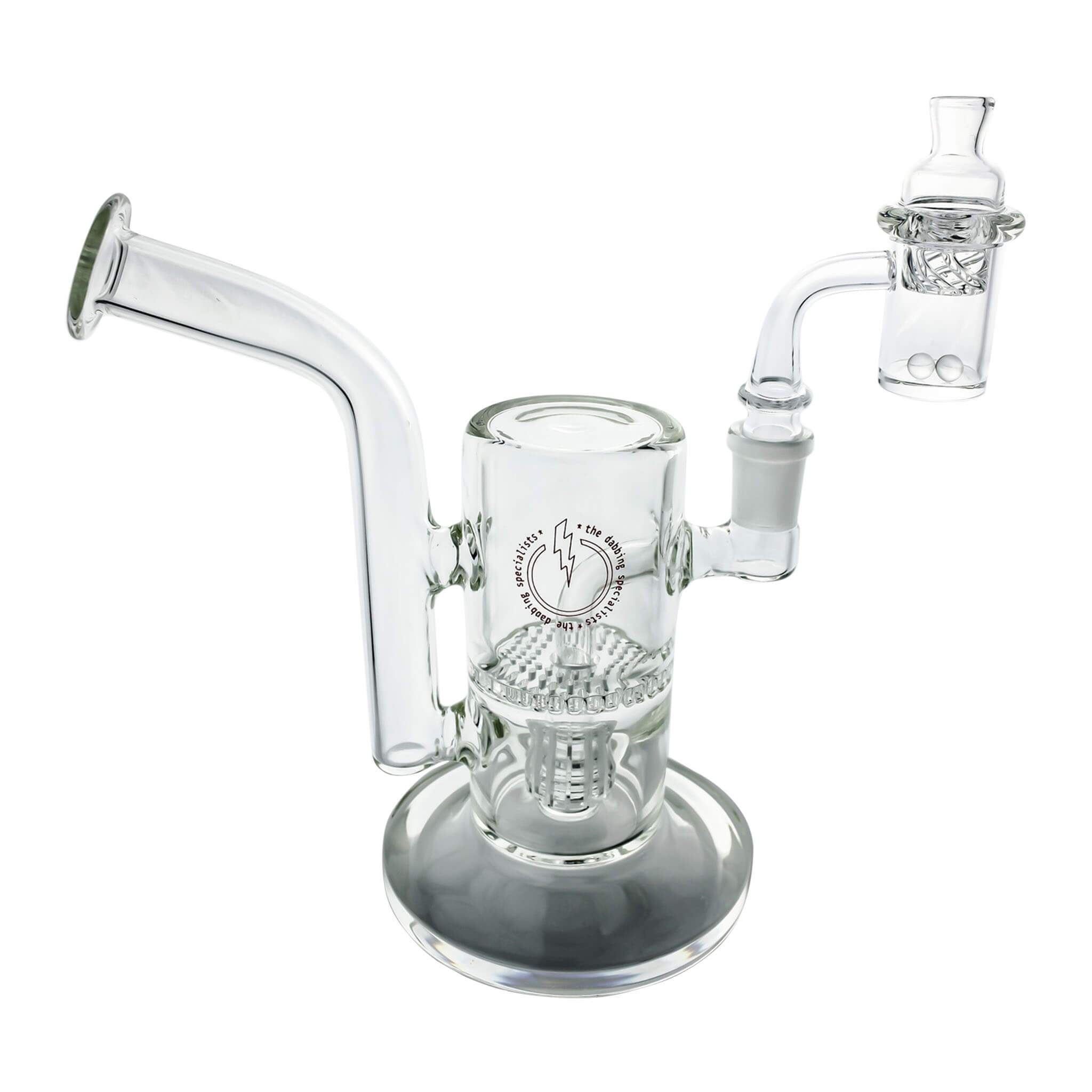 Reborn Precision Bubbler 25mm Handmade Joint Complete Dabbing Kit #1 | Quartz Pearls Use View | TDS