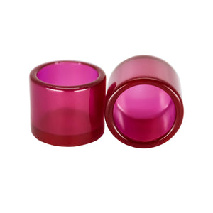 Ruby Cup Insert | 25mm Banger | Dual Ruby Insert Cup View | the dabbing specialists