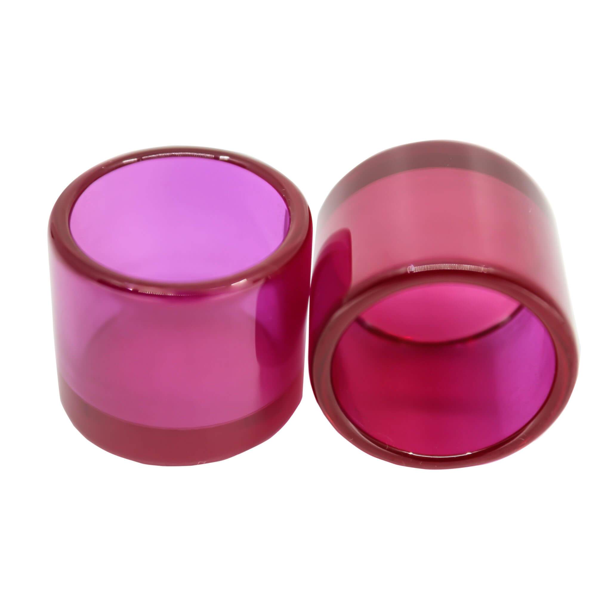 Ruby Cup Insert | 30mm Banger | Dual Ruby Insert Cup View | the dabbing specialists