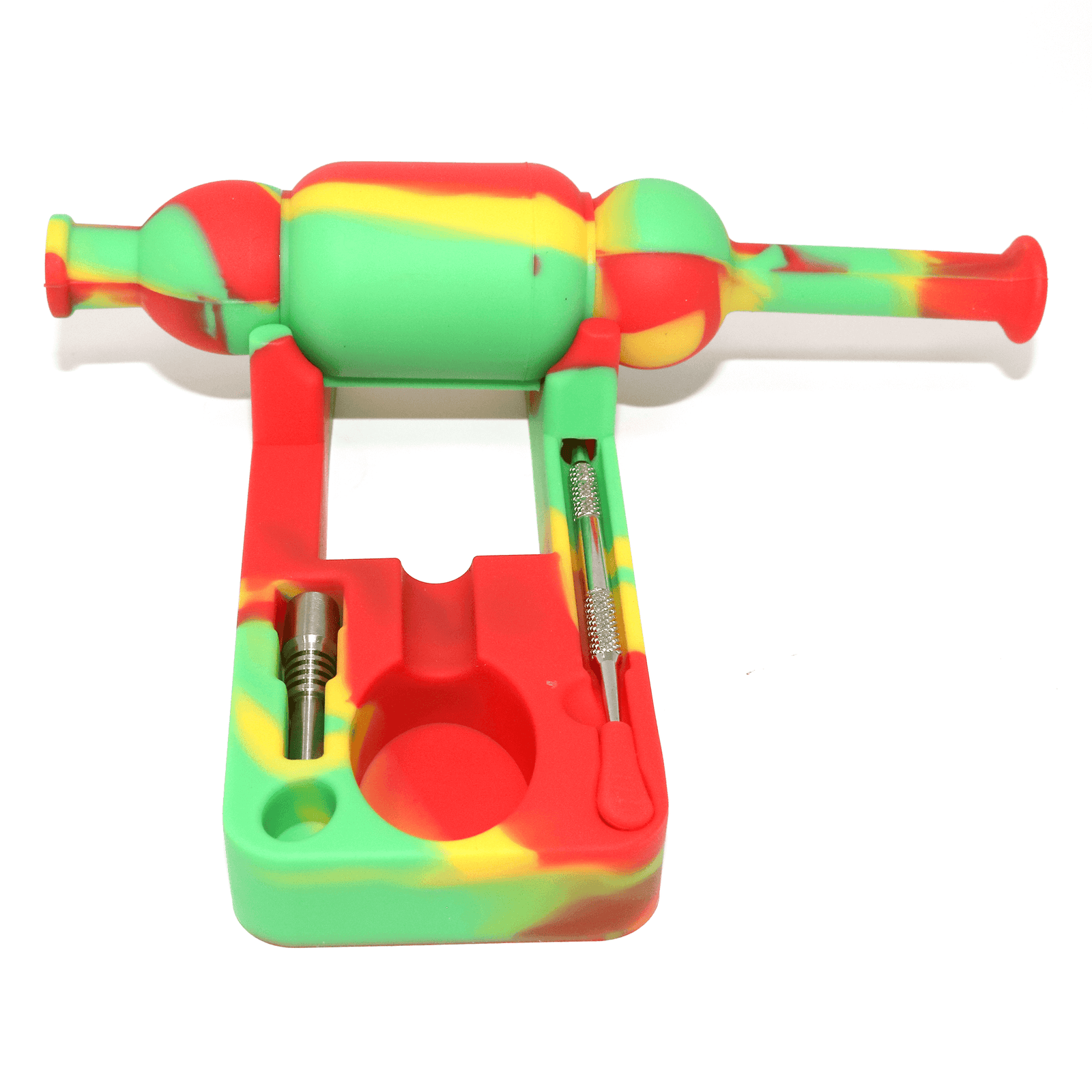 Silicone Nectar Collector | In Holder View |  the dabbing specialists