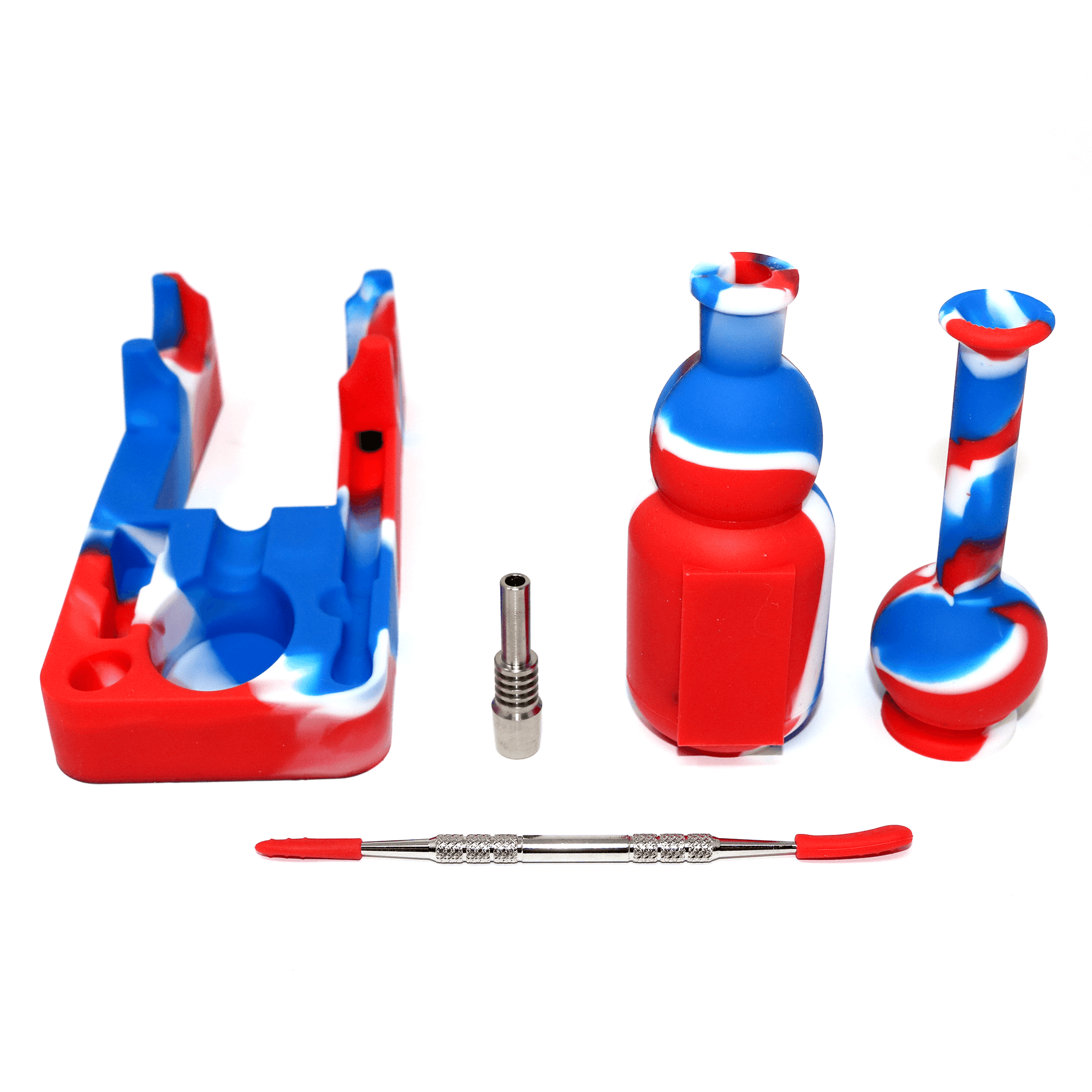 Silicone Nectar Collector | In Holder View |  the dabbing specialists