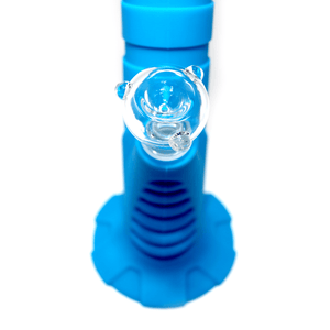 Silicone Rubber Pipe | Front View With Bowl | the dabbing specialists