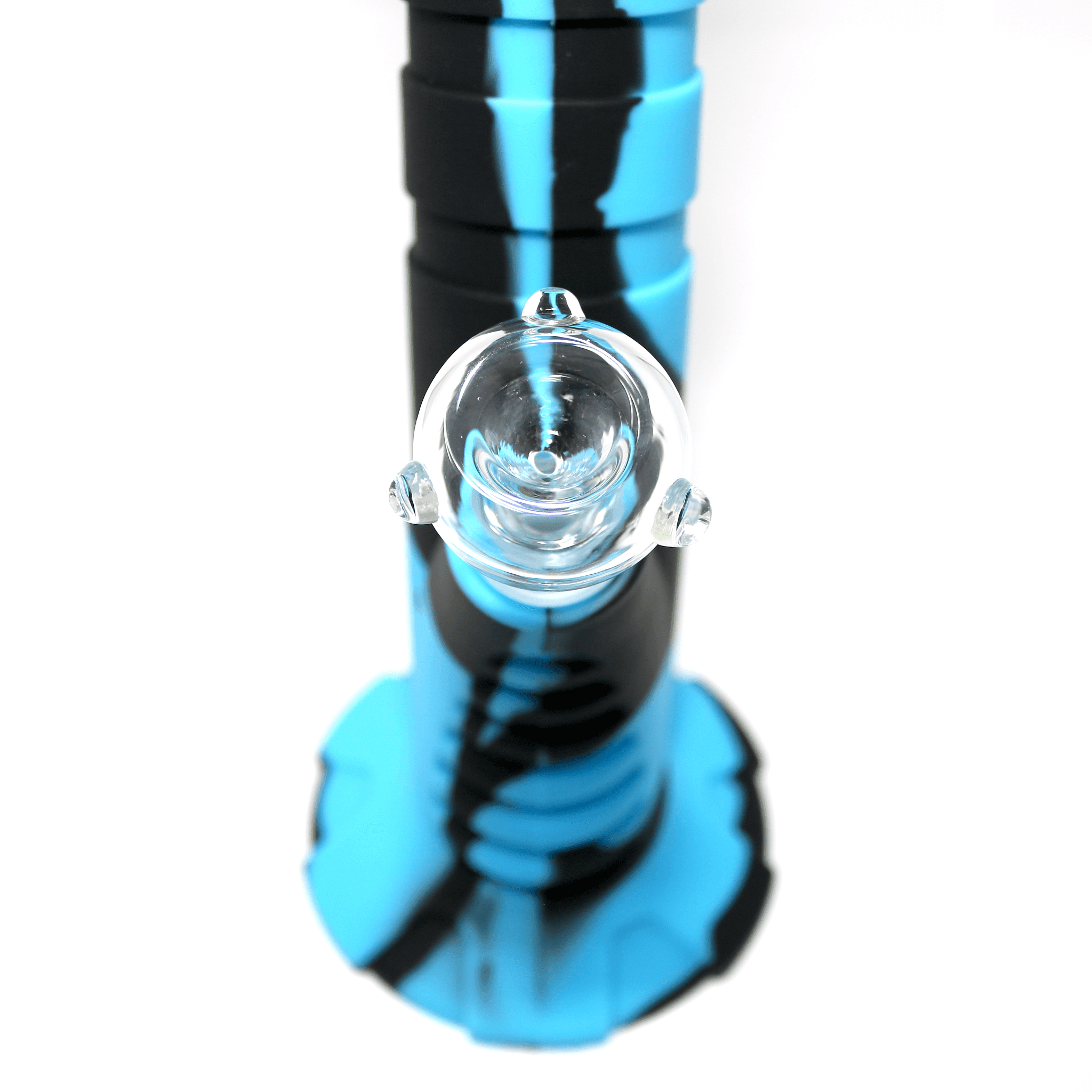 Silicone Rubber Pipe | Front View With Bowl | the dabbing specialists