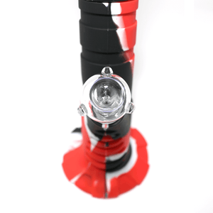 Silicone Rubber Pipe | Front View With Bowl | the dabbing specialists