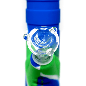 Silicone Rubber Pipe | Front View With Bowl | the dabbing specialists