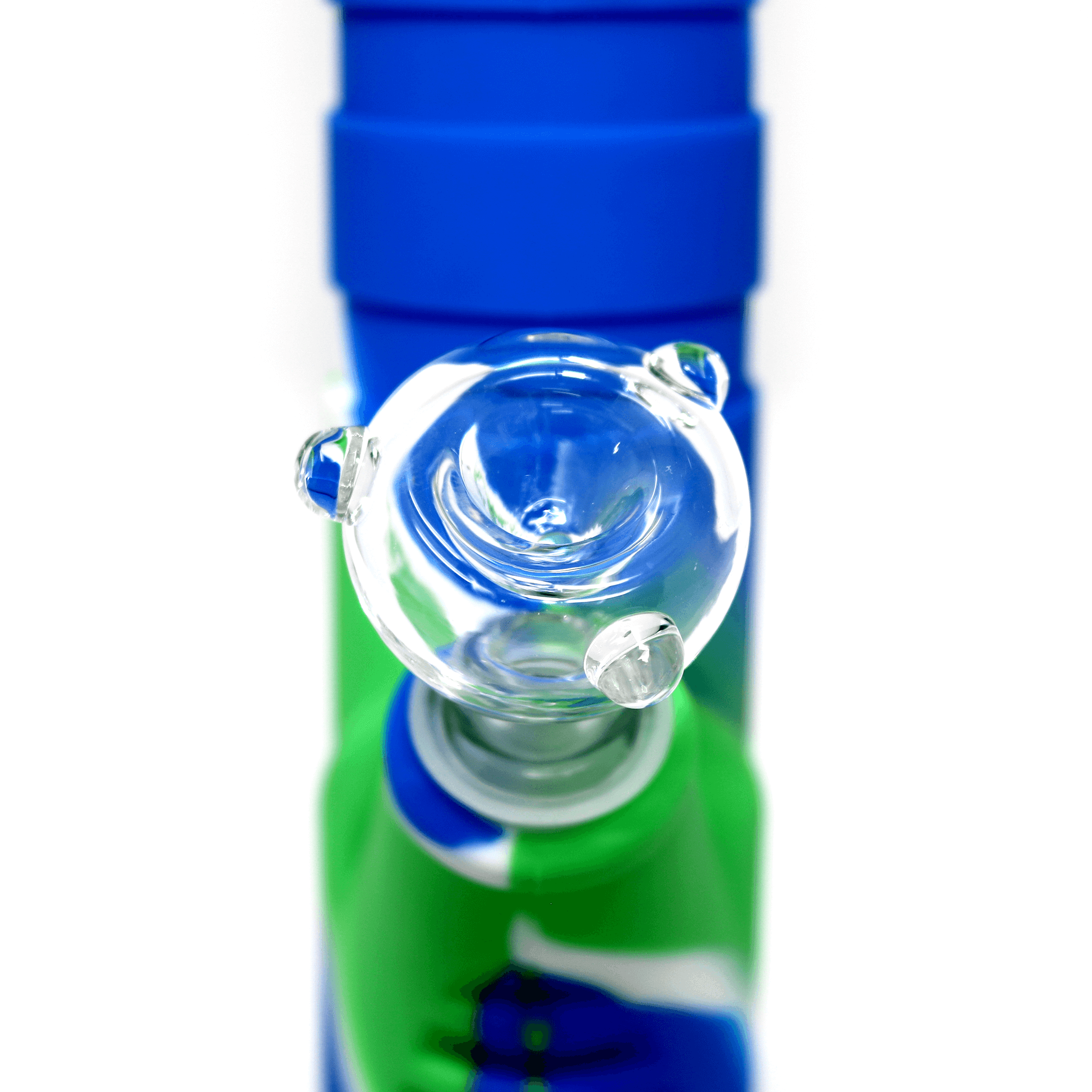 Silicone Rubber Pipe | Front View With Bowl | the dabbing specialists