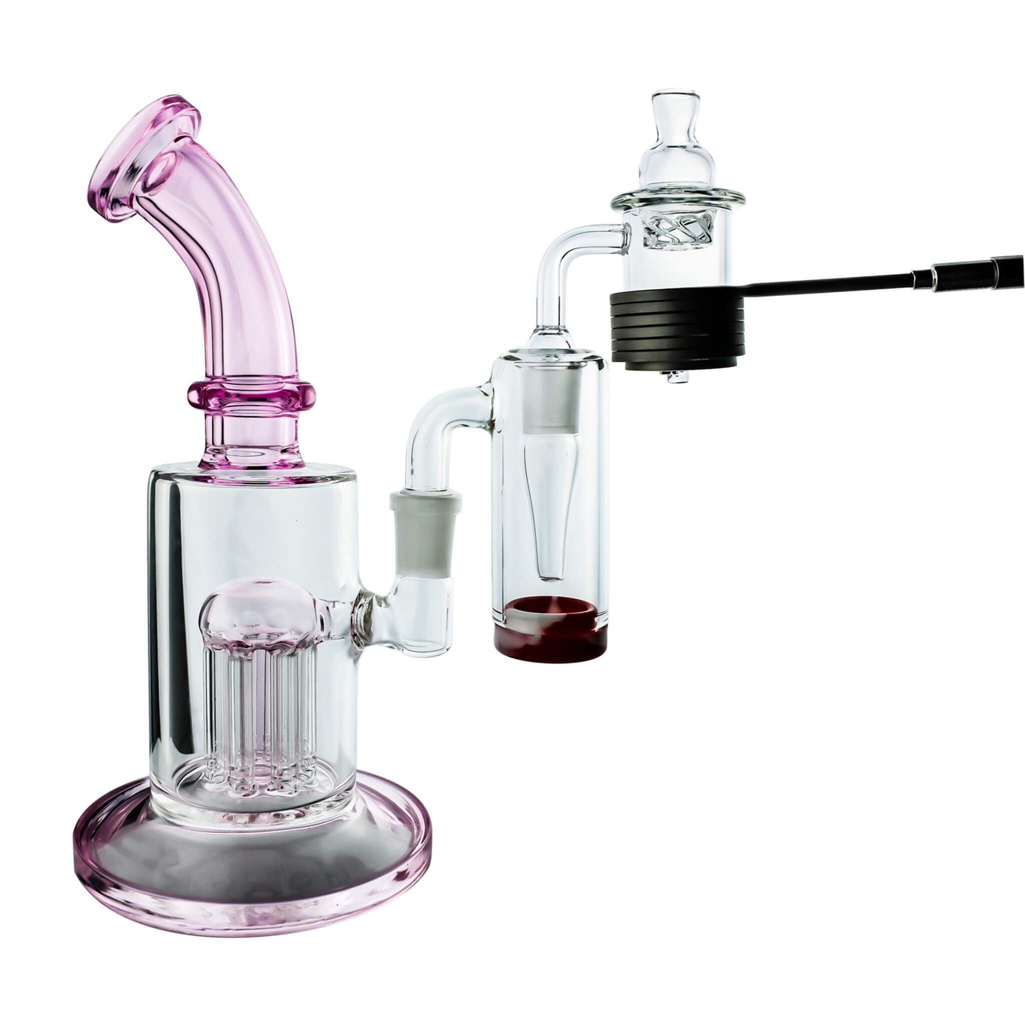 Spin Matrix 30mm Enail Complete Dabbing Enail Kit #1 | Alternate Complete Kit In Use View | TDS