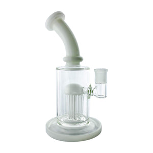 Spin Matrix Can Dab Rig with Percs | White Profile View | the dabbing specialists