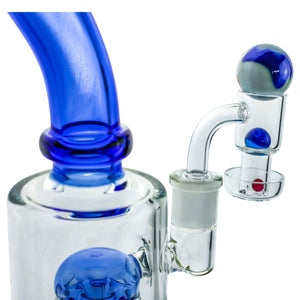 Spin Matrix Marbled Terp Slurper Complete Dabbing Kit #1 | Bright Blue Kit Close Up View | TDS